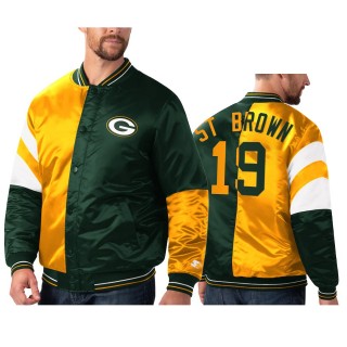 Packers Equanimeous St. Brown Green Gold Split Jacket
