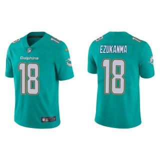 Men's Miami Dolphins Erik Ezukanma Aqua Vapor Limited Jersey