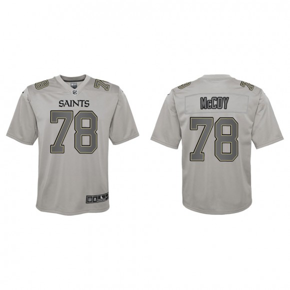 Erik McCoy Youth New Orleans Saints Gray Atmosphere Game Jersey