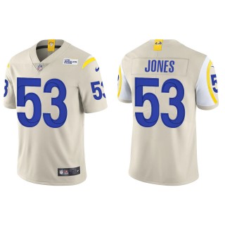 Men's Los Angeles Rams Ernest Jones Bone Vapor Limited Jersey