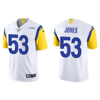 Men's Los Angeles Rams Ernest Jones White Alternate Vapor Limited Jersey