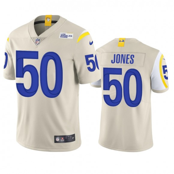 Ernest Jones Los Angeles Rams Bone Vapor Limited Jersey