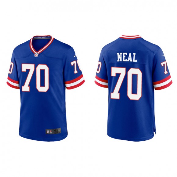 Evan Neal Men's New York Giants Royal Classic Game Jersey