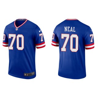 Evan Neal Men's New York Giants Royal Classic Player Legend Jersey