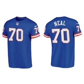 Evan Neal New York Giants Royal Classic T-Shirt