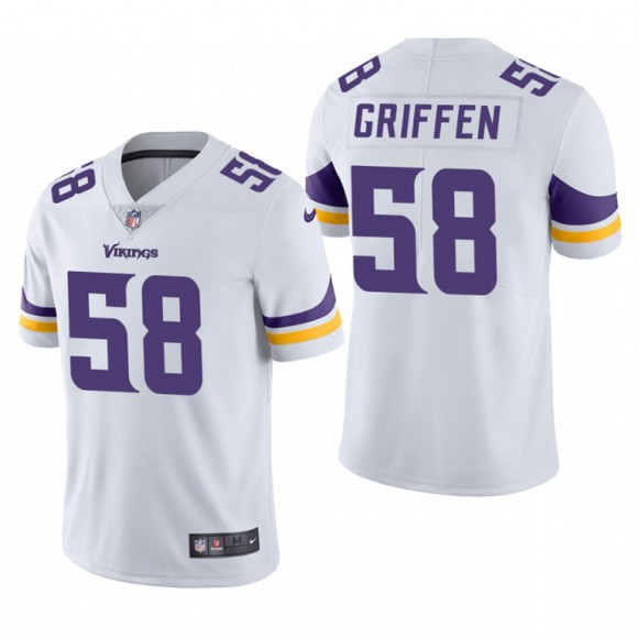 Everson Griffen Minnesota Vikings White Vapor Limited Jersey