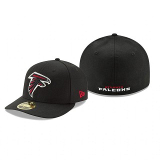 Atlanta Falcons Black Omaha Low Profile 59FIFTY Structured Hat