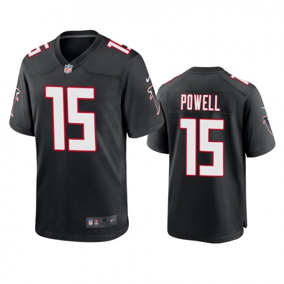 Atlanta Falcons Brandon Powell Black Throwback Game Jersey