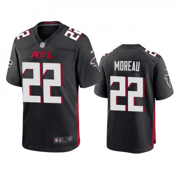 Atlanta Falcons Fabian Moreau Black Game Jersey