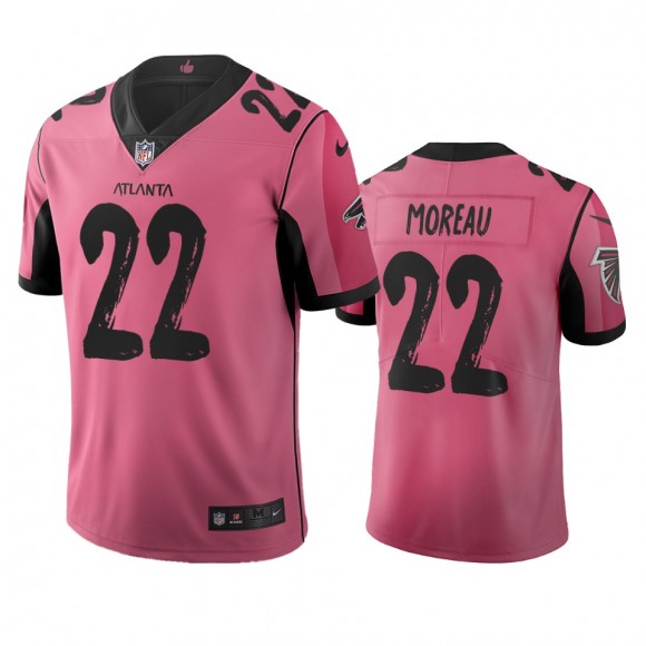 Atlanta Falcons Fabian Moreau Pink City Edition Vapor Limited Jersey