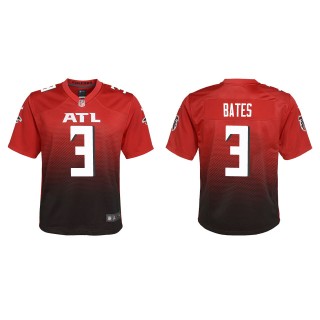 Youth Jessie Bates III Falcons Red Alternate Game Jersey