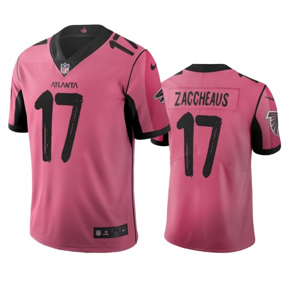 Atlanta Falcons Olamide Zaccheaus Pink City Edition Vapor Limited Jersey