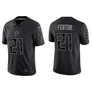 Men's Atlanta Falcons Rashad Fenton Black Reflective Limited Jersey