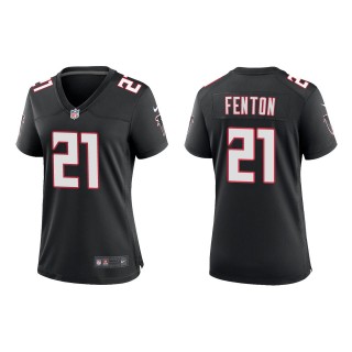 Women's Atlanta Falcons Rashad Fenton Black Throwback Game Jersey