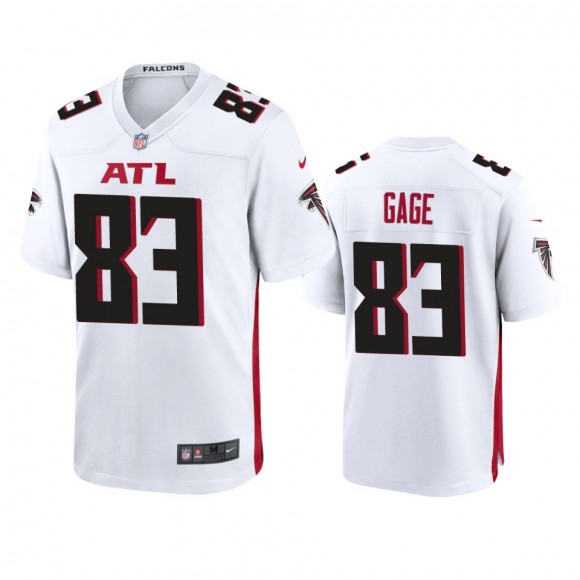 Atlanta Falcons Russell Gage White Game Jersey