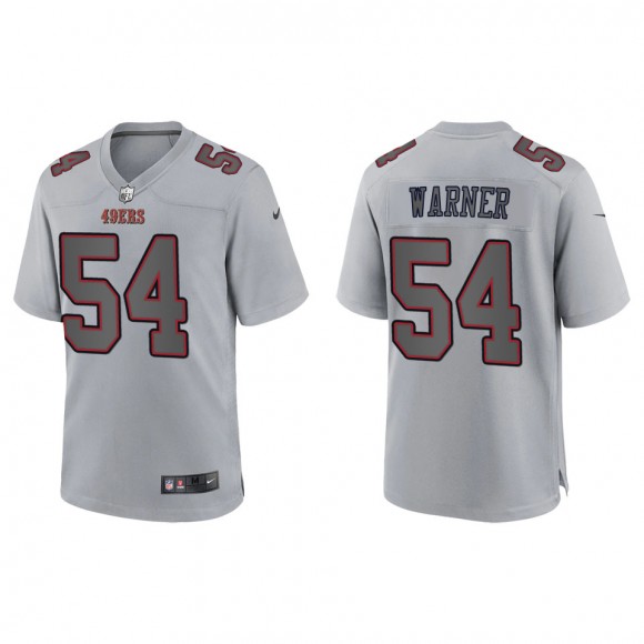 Fred Warner Men's San Francisco 49ers Gray Atmosphere Fashion Game Jersey