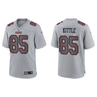 George Kittle Men's San Francisco 49ers Gray Atmosphere Fashion Game Jersey