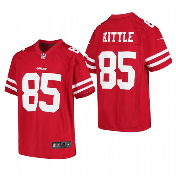 Youth San Francisco 49ers George Kittle Game Jersey - Scarlet