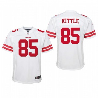 Youth San Francisco 49ers George Kittle Game Jersey - White