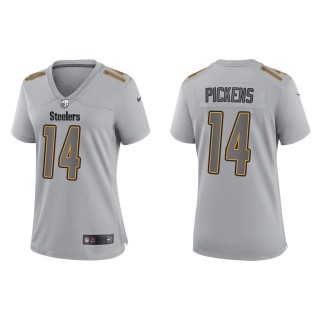 George Pickens Women's Pittsburgh Steelers Gray Atmosphere Fashion Game Jersey