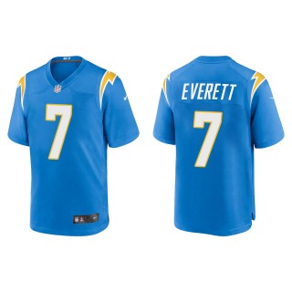 Men's Los Angeles Chargers Gerald Everett Powder Blue Game Jersey