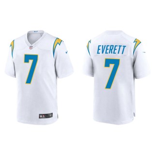 Men's Los Angeles Chargers Gerald Everett White Game Jersey