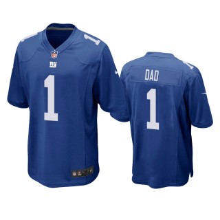 New York Giants Dad Royal 2021 Fathers Day Game Jersey