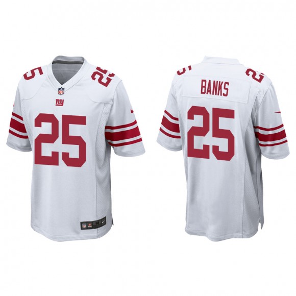 Deonte Banks White 2023 NFL Draft Game Jersey