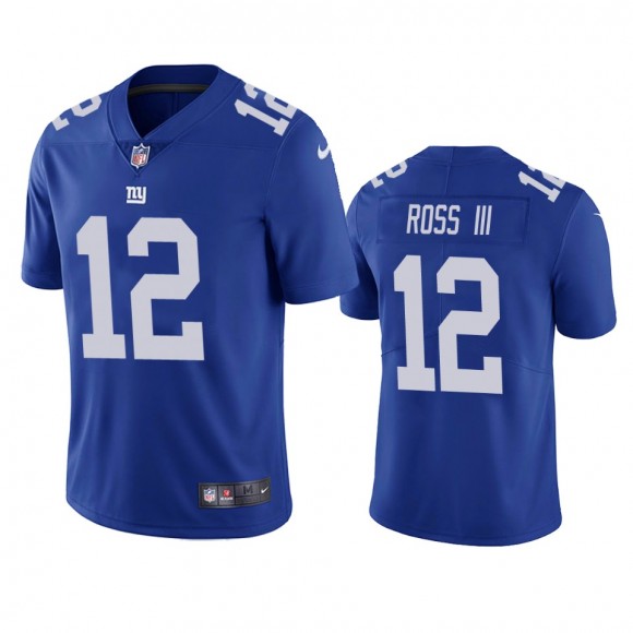 John Ross III New York Giants Blue Vapor Limited Jersey