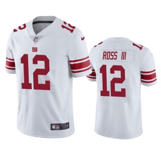 John Ross III New York Giants White Vapor Limited Jersey