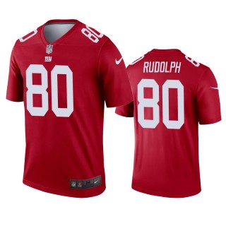New York Giants Kyle Rudolph Red Inverted Legend Jersey
