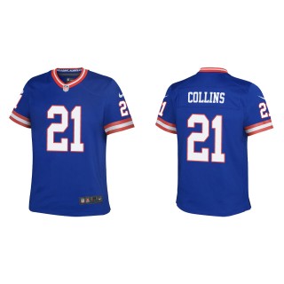 Youth New York Giants Landon Collins Royal Classic Game Jersey