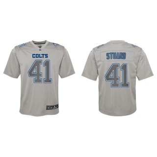 Grant Stuard Youth Indianapolis Colts Gray Atmosphere Game Jersey