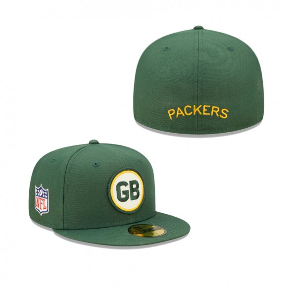 Men's Green Bay Packers Green 2022 Sideline 59FIFTY Historic Fitted Hat