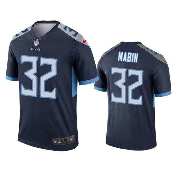 Tennessee Titans Greg Mabin Navy Legend Jersey - Men's