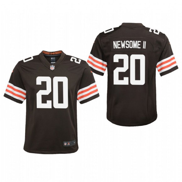 Youth Cleveland Browns Greg Newsome II Game Jersey - Brown