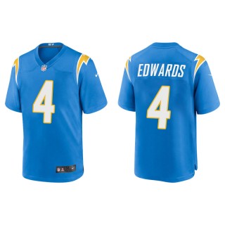 Men's Gus Edwards Chargers Powder Blue Game Jersey
