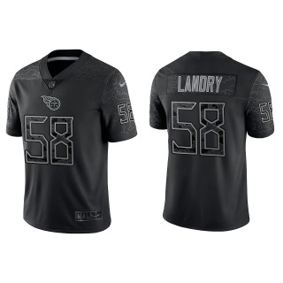 Harold Landry Tennessee Titans Black Reflective Limited Jersey