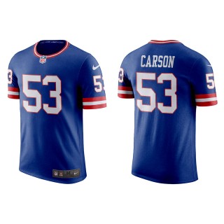 Harry Carson New York Giants Royal Classic Game T-Shirt