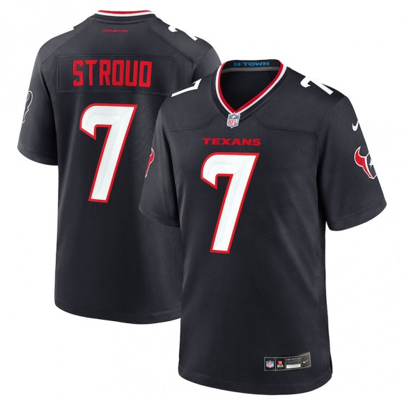 Houston Texans C.J. Stroud Navy Game Jersey