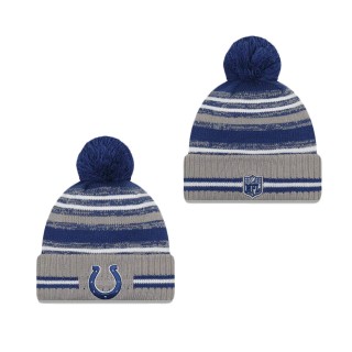 Indianapolis Colts Cold Weather Gray Sport Knit Hat
