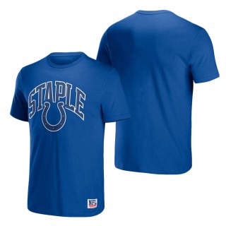 Men's Indianapolis Colts NFL x Staple Blue Logo Lockup T-Shirt