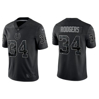 Isaiah Rodgers Indianapolis Colts Black Reflective Limited Jersey