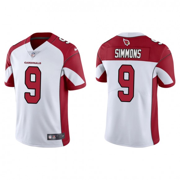 Men's Arizona Cardinals Isaiah Simmons White Vapor Limited Jersey
