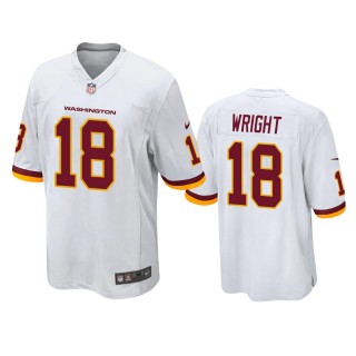 Washington Football Team Isaiah Wright White Game Jersey