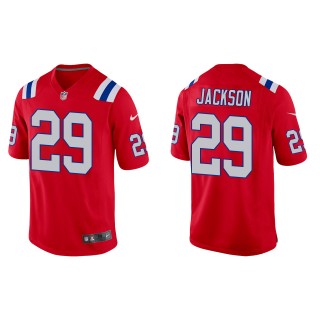 J.C. Jackson New England Patriots Red Alternate Game Jersey