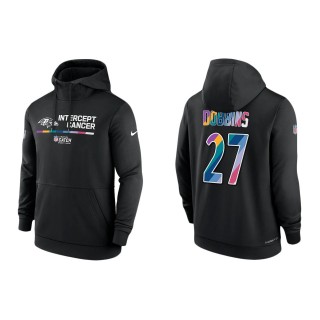 J.K. Dobbins Baltimore Ravens Black 2022 NFL Crucial Catch Therma Performance Pullover Hoodie