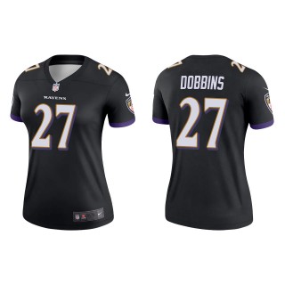 J.K. Dobbins Women's Baltimore Ravens Black Legend Jersey