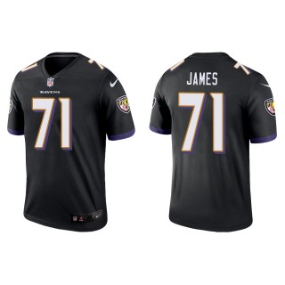 Men's Baltimore Ravens Ja'Wuan James Black Legend Jersey