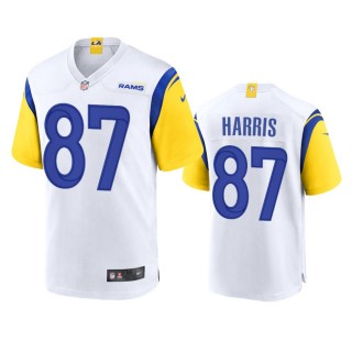 Los Angeles Rams Jacob Harris White Alternate Game Jersey